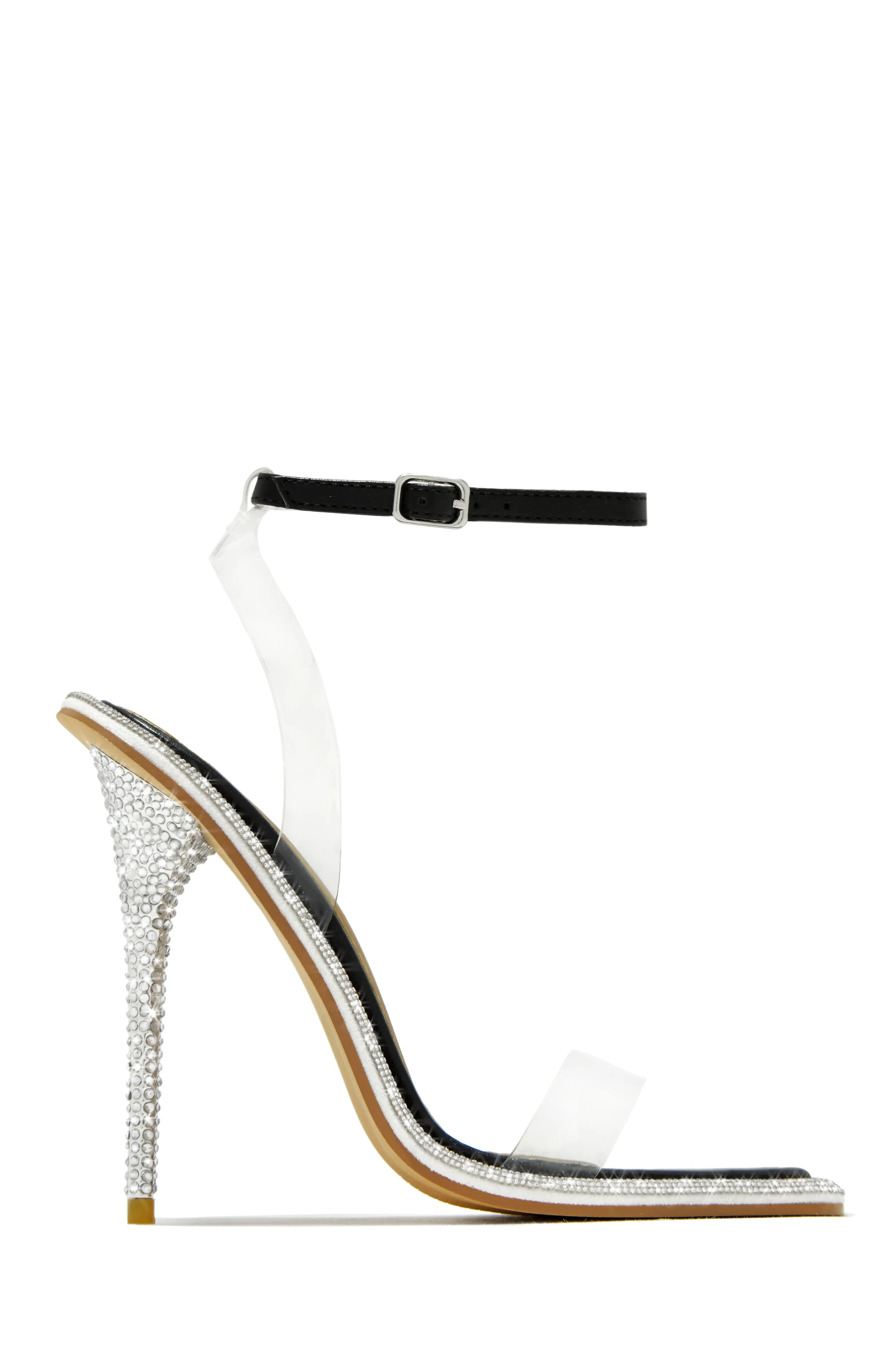 Unforgettable Nights Embellished High Heels - Gold